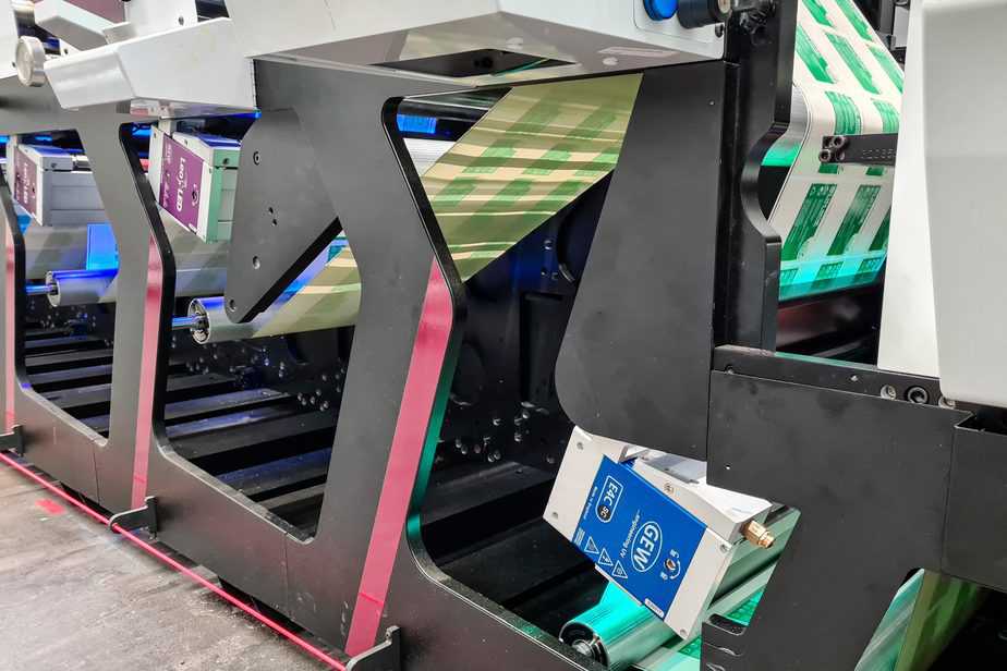 GEW E4C e LeoLED na Mark Andy Press